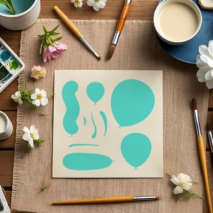 Balloon Pattern DIY Painting Hollow Stencil