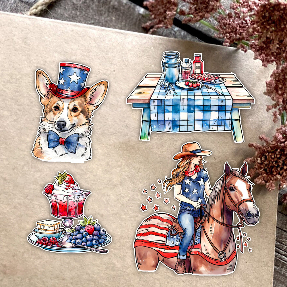 Independence Day Theme Clear Stamps