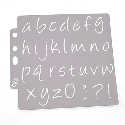 Alphabet DIY Hollow Stencil