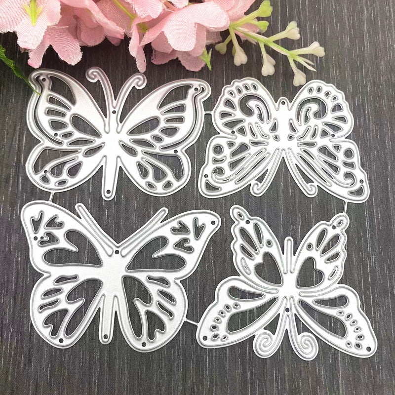 4 Pcs Butterflies Cutting Dies