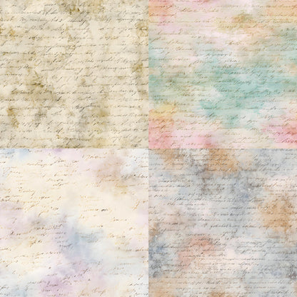 24PCS 6" Diary Scrapbook Paper & Cardstock