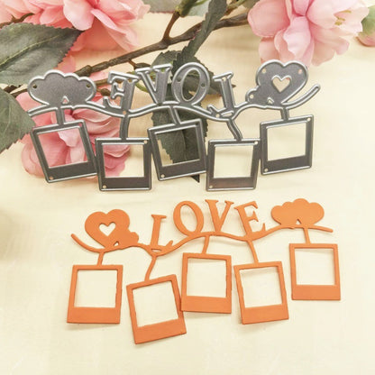 LOVE Photo Frame Metal Cutting Dies