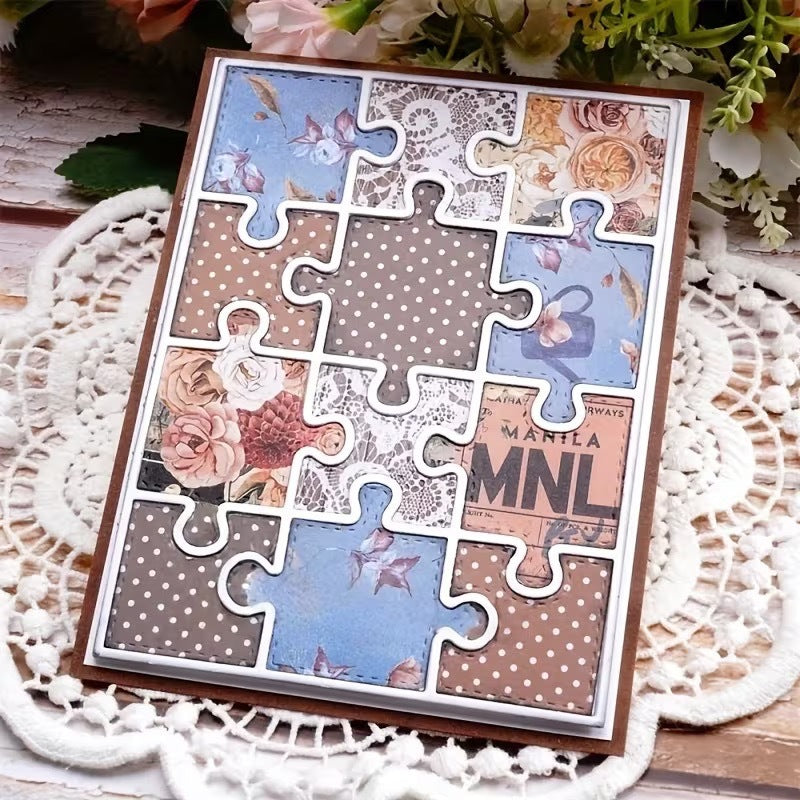 Creative Jigsaw Puzzle Background Board Cutting Dies