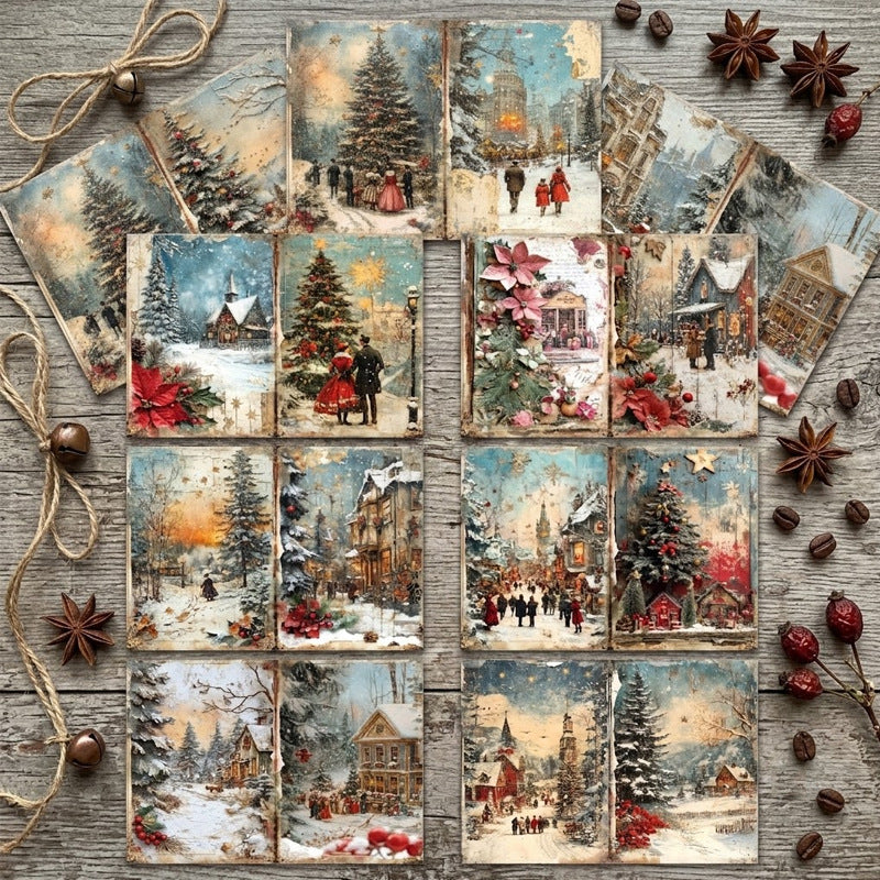 A5 Christmas Style Journal Scrapbook Paper