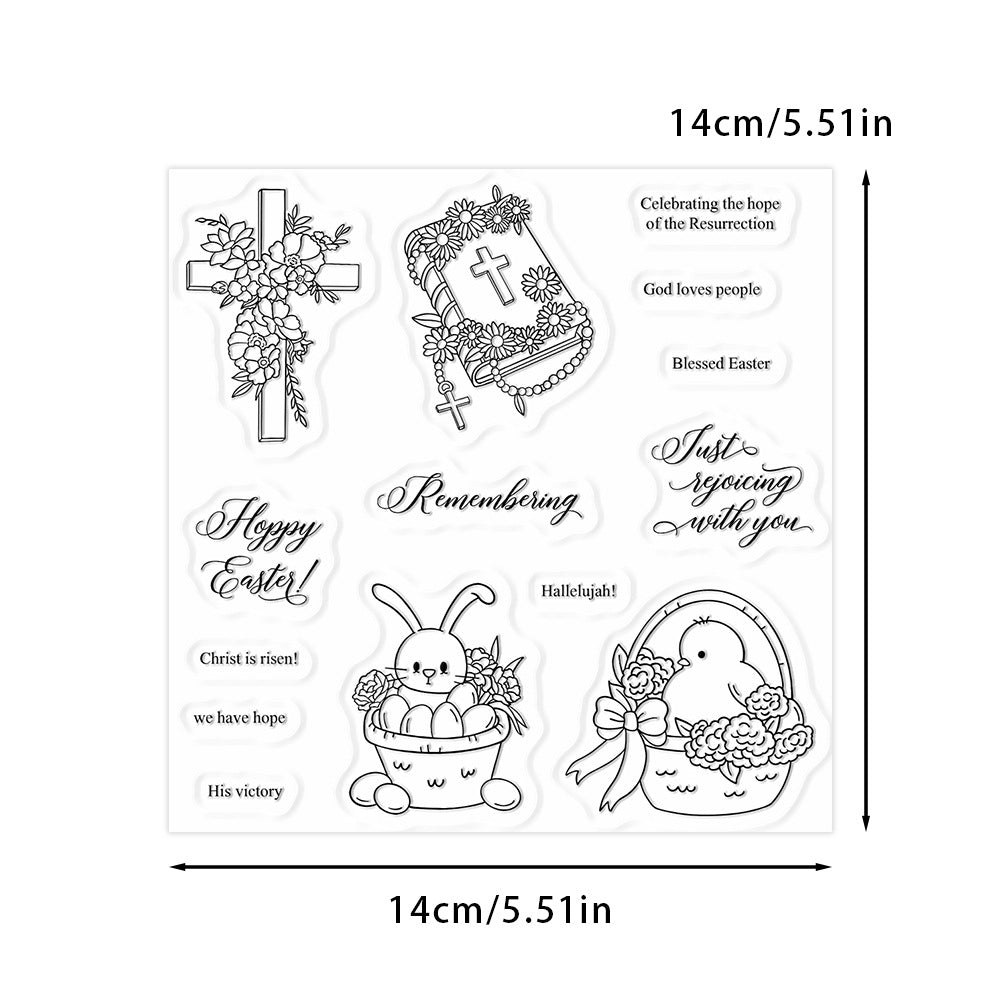 Easter Commemoration Clear Stamps