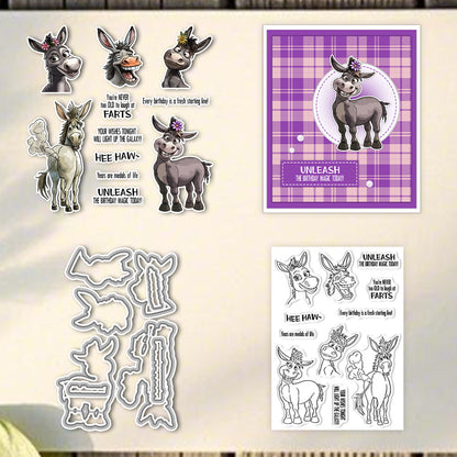 Happy Donkey Dies & Stamps Set