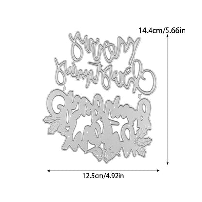 "Merry Christmas" Metal Cutting Dies