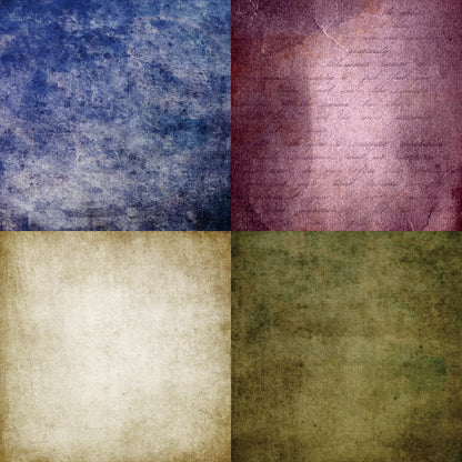24PCS 6" Indigo Stillness Scrapbook Paper & Cardstock