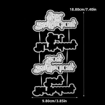 Birthday Wishes Metal Cutting Dies