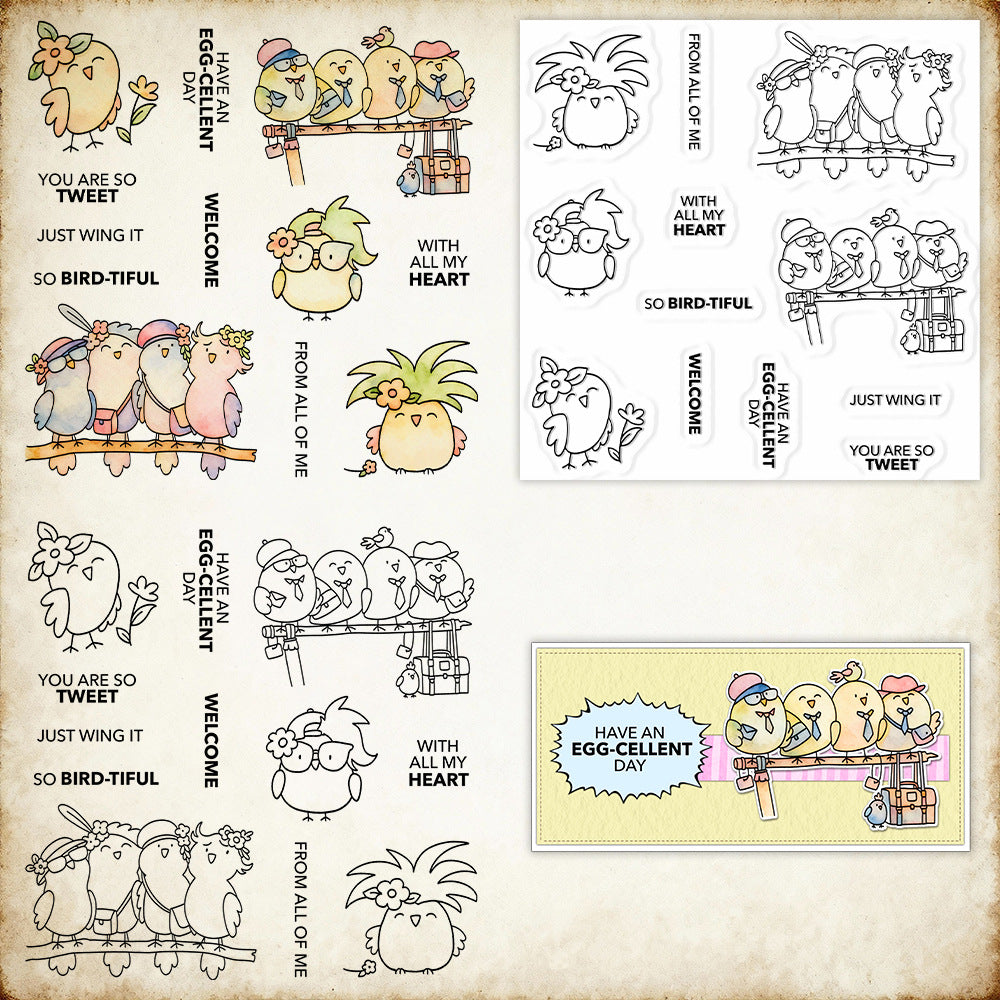 Simple Birds Clear Stamps