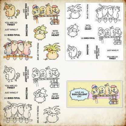 Simple Birds Clear Stamps