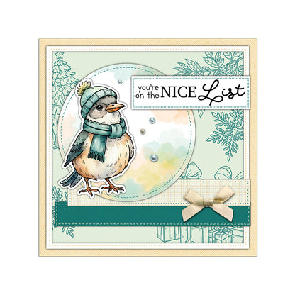 Christmas Theme Dies & Stamps Set