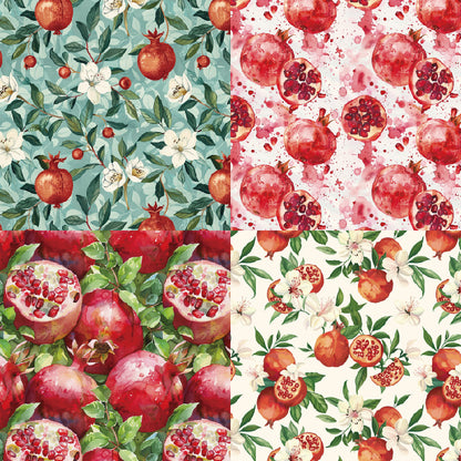 24PCS 6" Fruity Scrapbook Paper & Cardstock