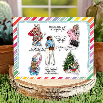Fashion Girls Clear Stamps
