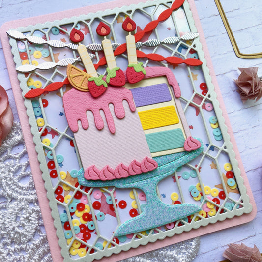 Birthday Cake Metal Cutting Dies