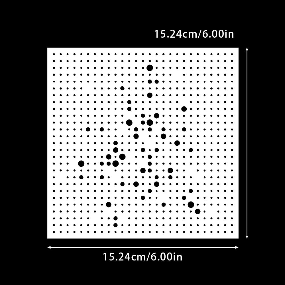 Polka Dot Pattern DIY Painting Hollow Stencil