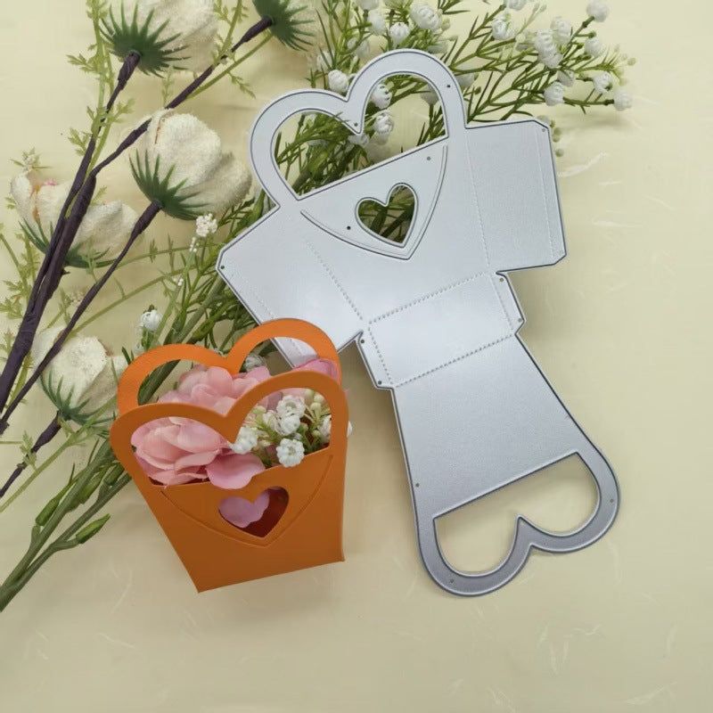 Love Hand Basket Metal Cutting Dies
