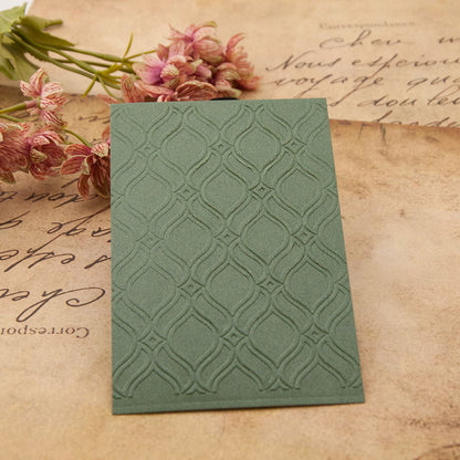 Background Frame Plastic Embossing Folder