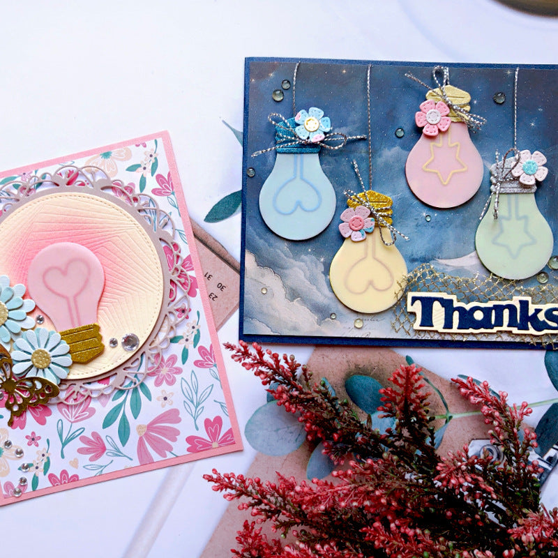 Cute Light Bulb Metal Cutting Dies