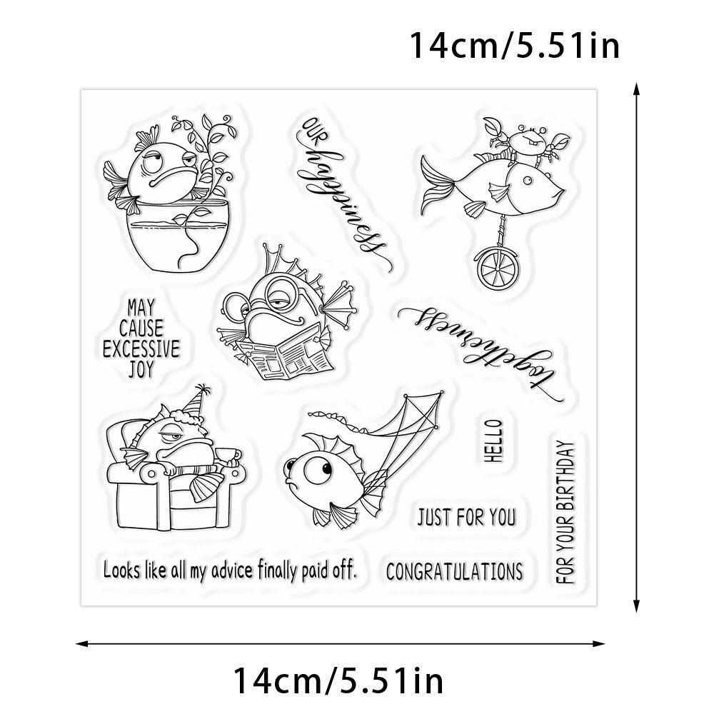 The Friendship of Fish Clear Stamps