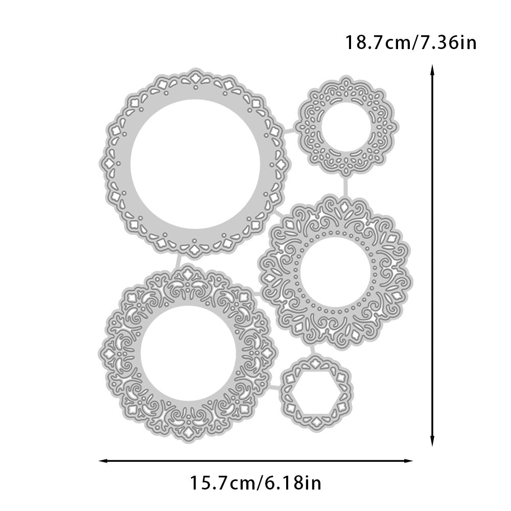 Lace Circle Set Metal Cutting Dies