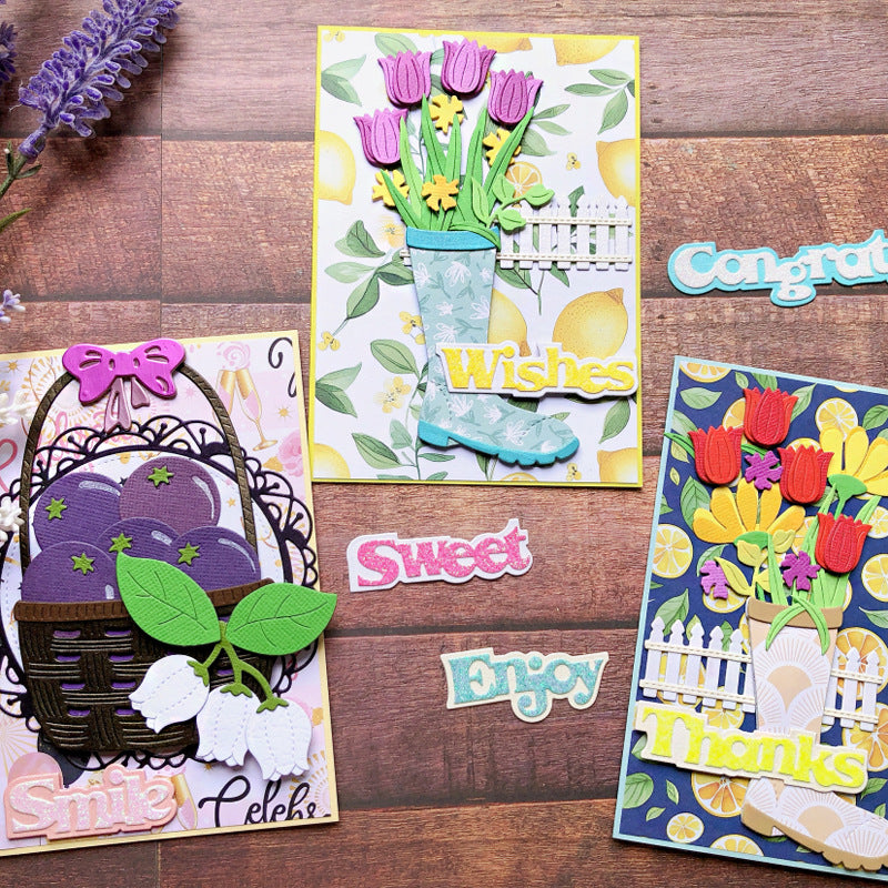 Blessing Words Metal Cutting Dies