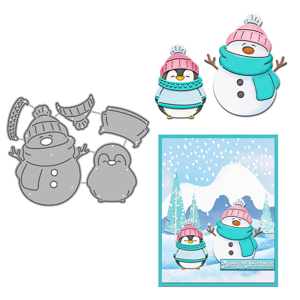 Winter Snowman Metal Cutting Dies