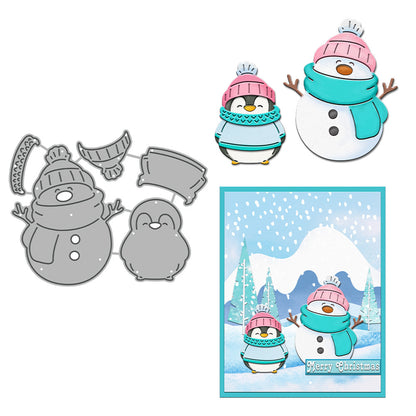 Winter Snowman Metal Cutting Dies