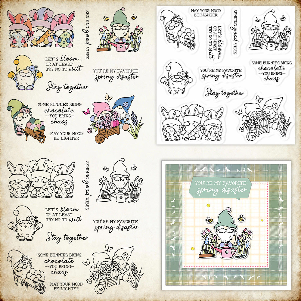 Easter Gnomes Clear Stamps
