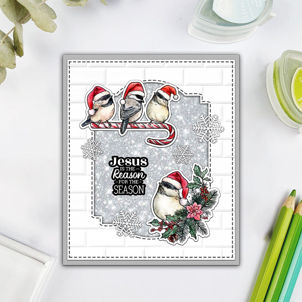 Christmas Birds Clear Stamps