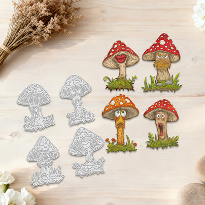 Funny Mushroom Metal Cutting Dies