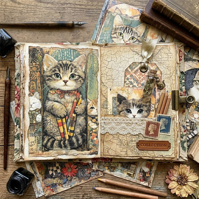 A5 Cute Cats Journal Scrapbook Paper