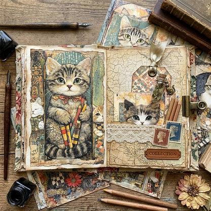 A5 Cute Cats Journal Scrapbook Paper