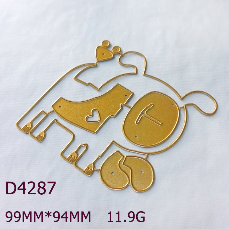 Cute Dog Metal Cutting Dies