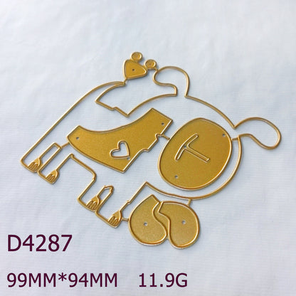 Cute Dog Metal Cutting Dies