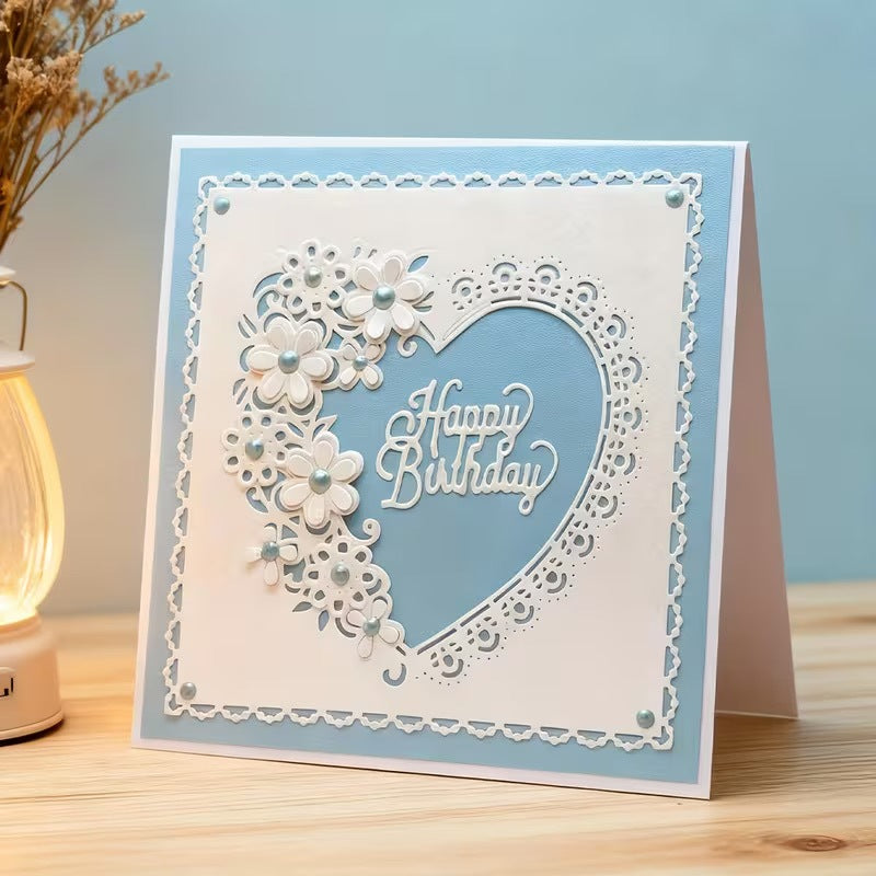 Heart-shaped Lace Frame Metal Cutting Dies