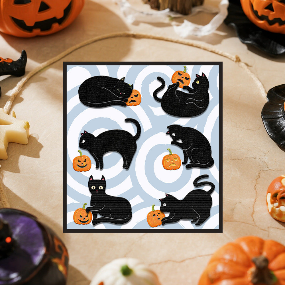 Halloween Kitten Metal Cutting Dies
