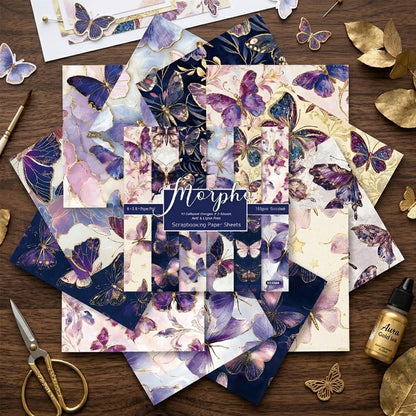 24PCS 6" Butterfly Scrapbook Paper & Cardstock