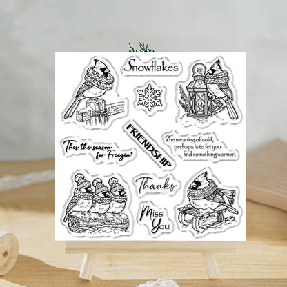 Winter Birds Clear Stamps