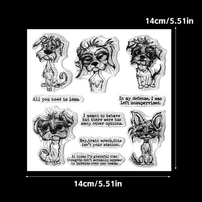 Scribbled Puppy Dies & Stamps Set