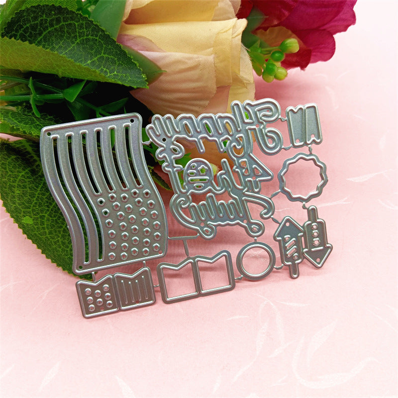 Happy Independence Day Metal Cutting Dies