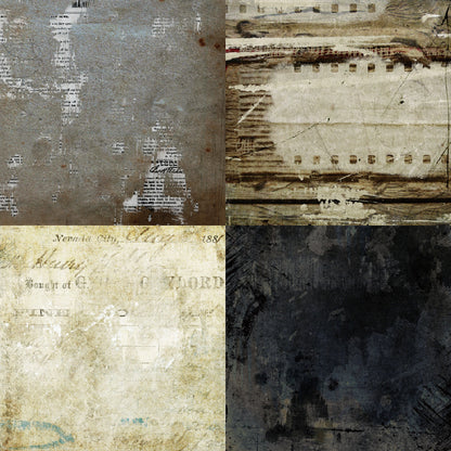 24PCS 6" Rustic Fusion Scrapbook Paper & Cardstock
