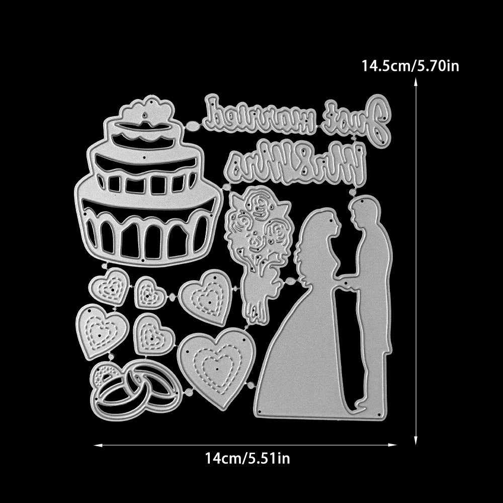 Wedding Theme Metal Cutting Dies