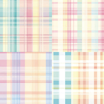 24PCS 6" Pastel Scrapbook Paper & Cardstock