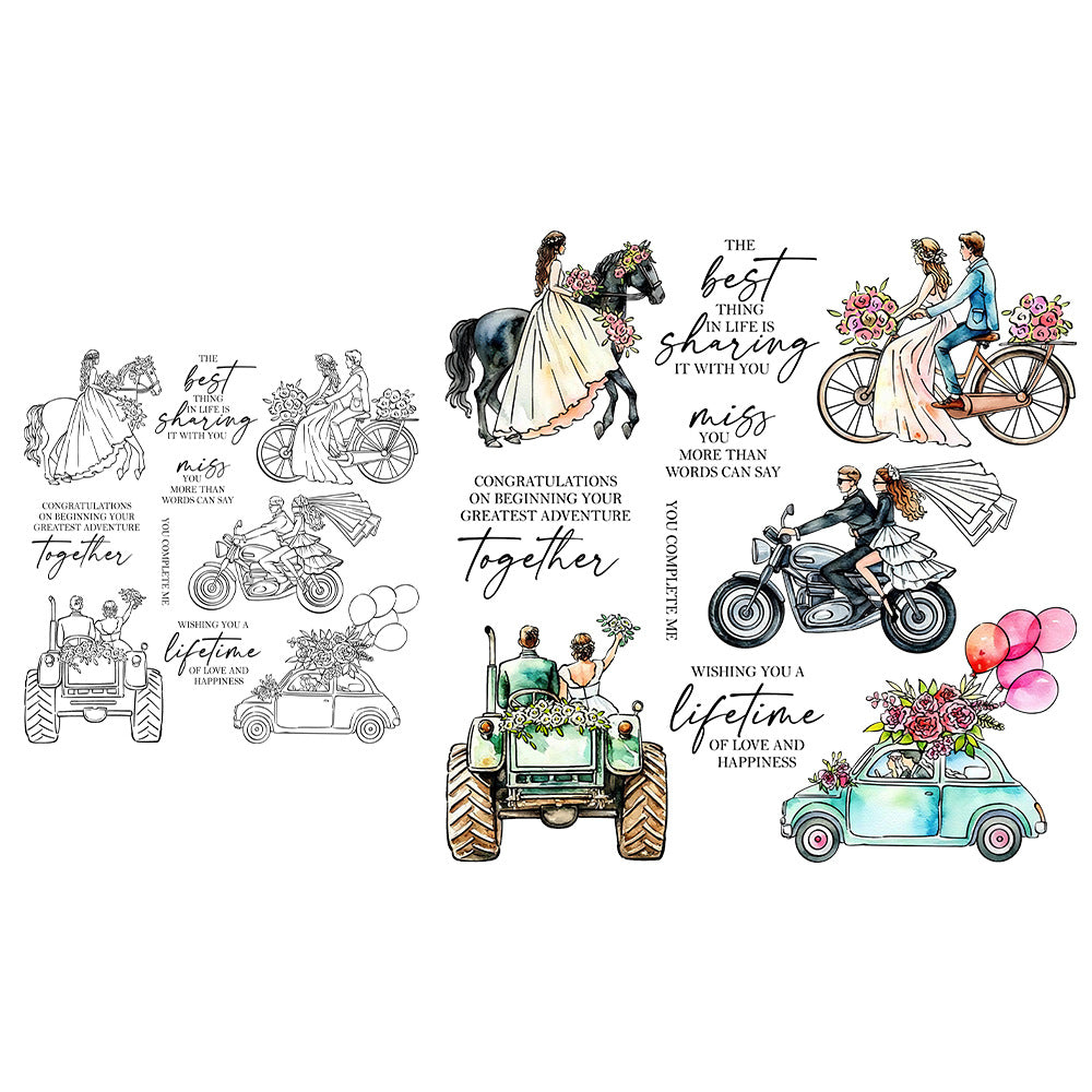 Valentine's Day Theme Clear Stamps