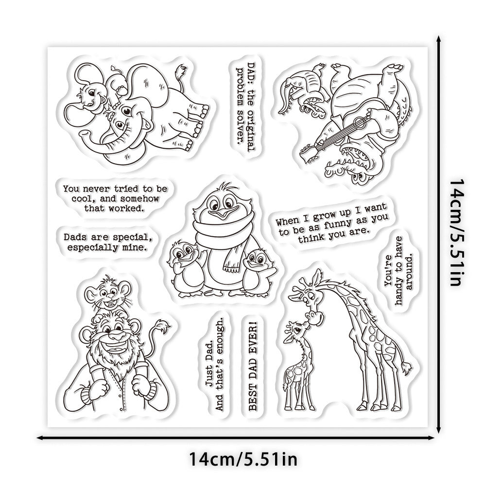 Animal Father's Day Dies & Stamps Set