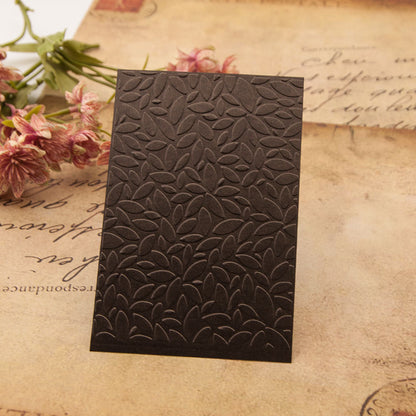 Leaves Pattern Plastic Embossing Folder