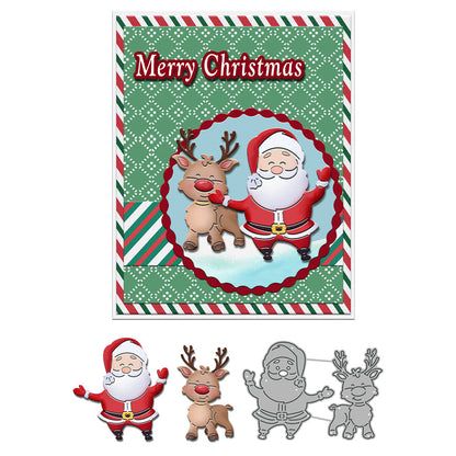Santa Claus Deer Metal Cutting Dies