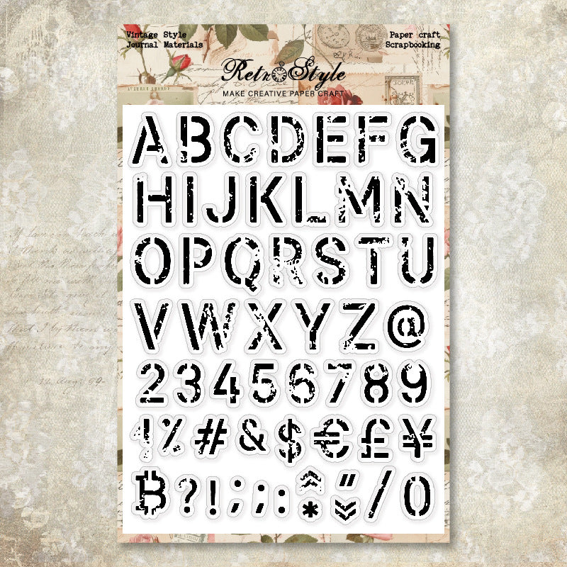 Decorative Background DIY Scrapbook Clear Stamps