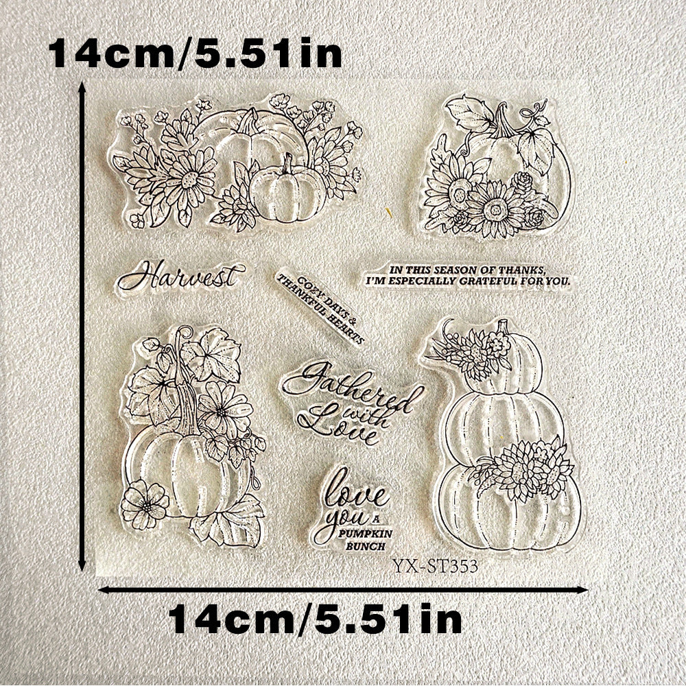 Autumn Pumpkin Dies & Stamps Set